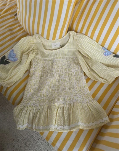 Sissel Edelbo - Svea Top - Yellow Stripes